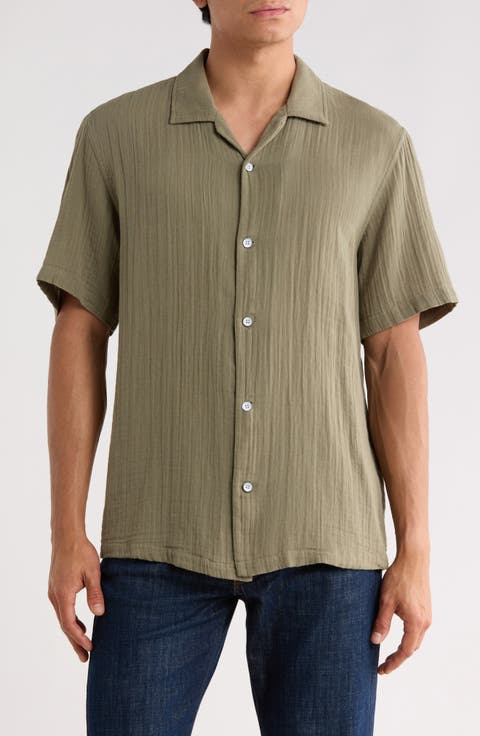 Alan Cotton Gauze Camp Shirt