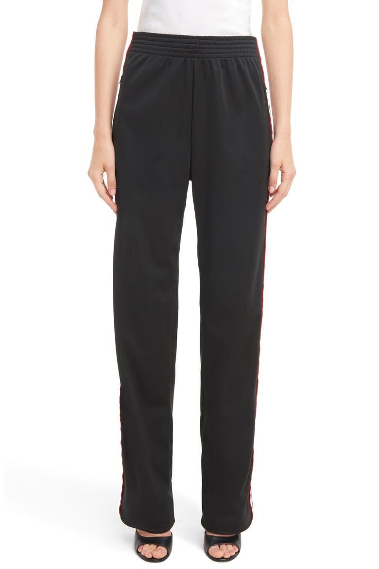 Logo Track Pants, Main, color, BLACK