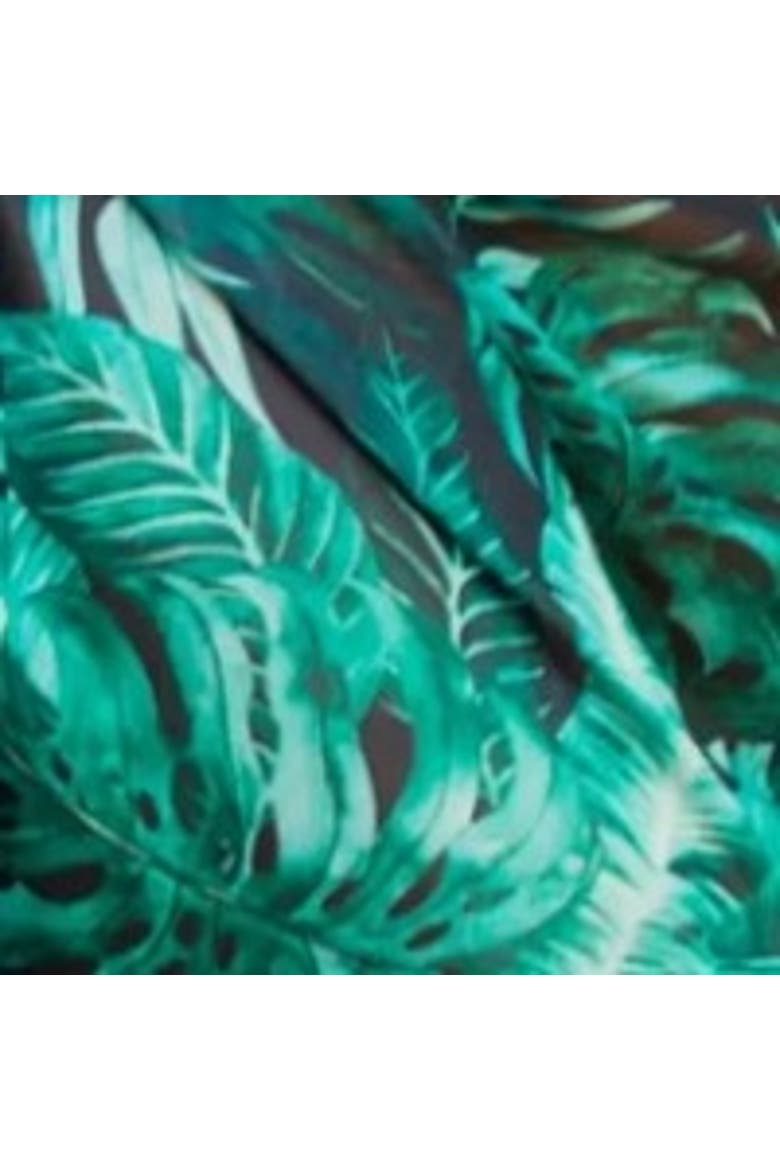 Curve Print Beach Sarong, Alternate, color, Green
