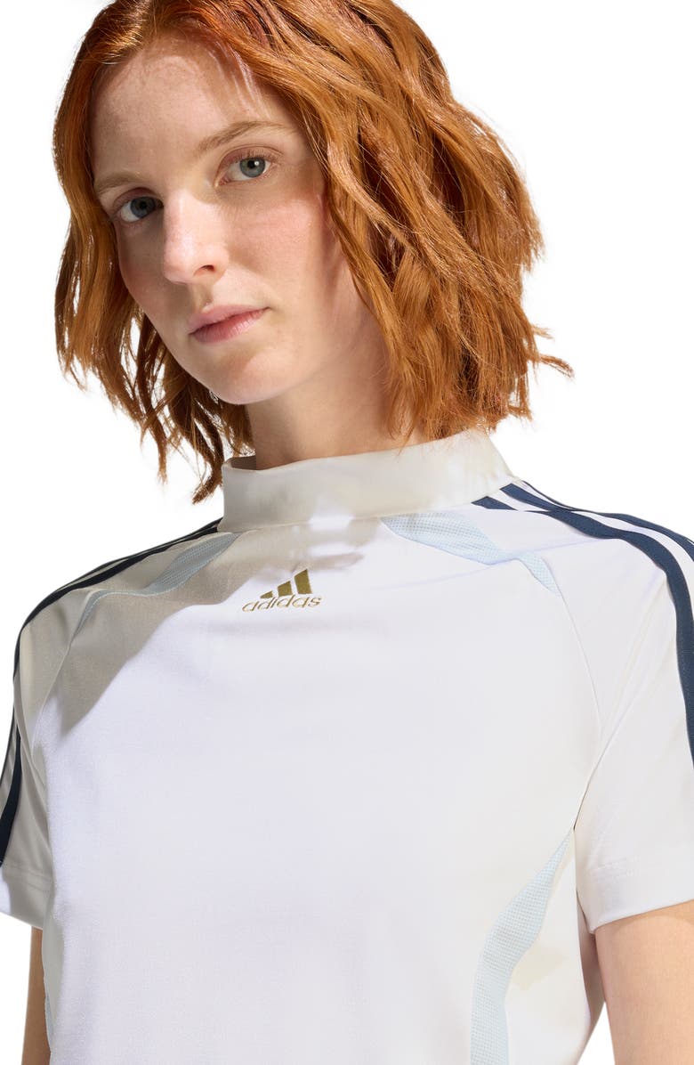 adidas Originals Teamgeist Baby Tee, Alternate, color, White/ Aurora Ink/ Crystal Sky