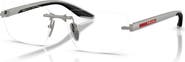 Prada Linea Rossa 57mm Rectangle optical glasses