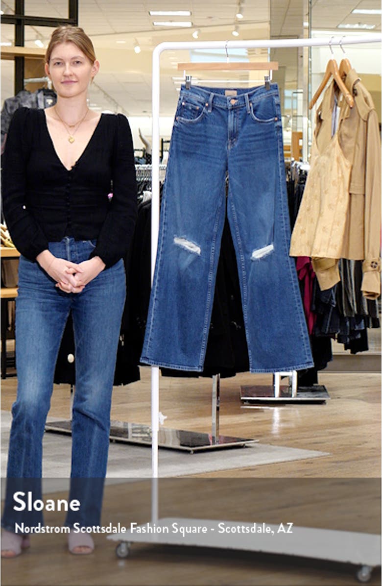 The Down Low Spinner Hover Ripped Ankle Jeans, sales video thumbnail