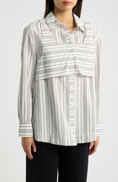 Valeria Double Layer Organic Cotton Shirt