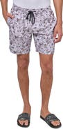Brooklyn Brigade Slim Fit Floral Swim Trunks