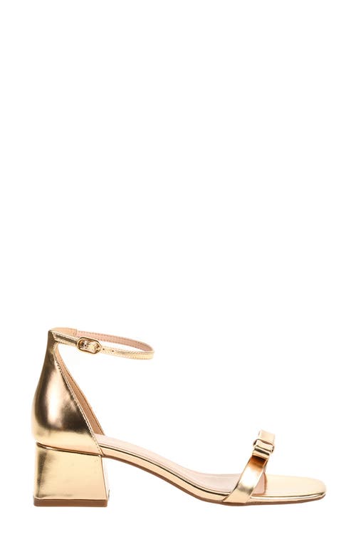 Chinese Laundry Lanita Ankle Strap Sandal In Gold