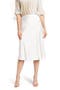 Solid Satin Midi Skirt