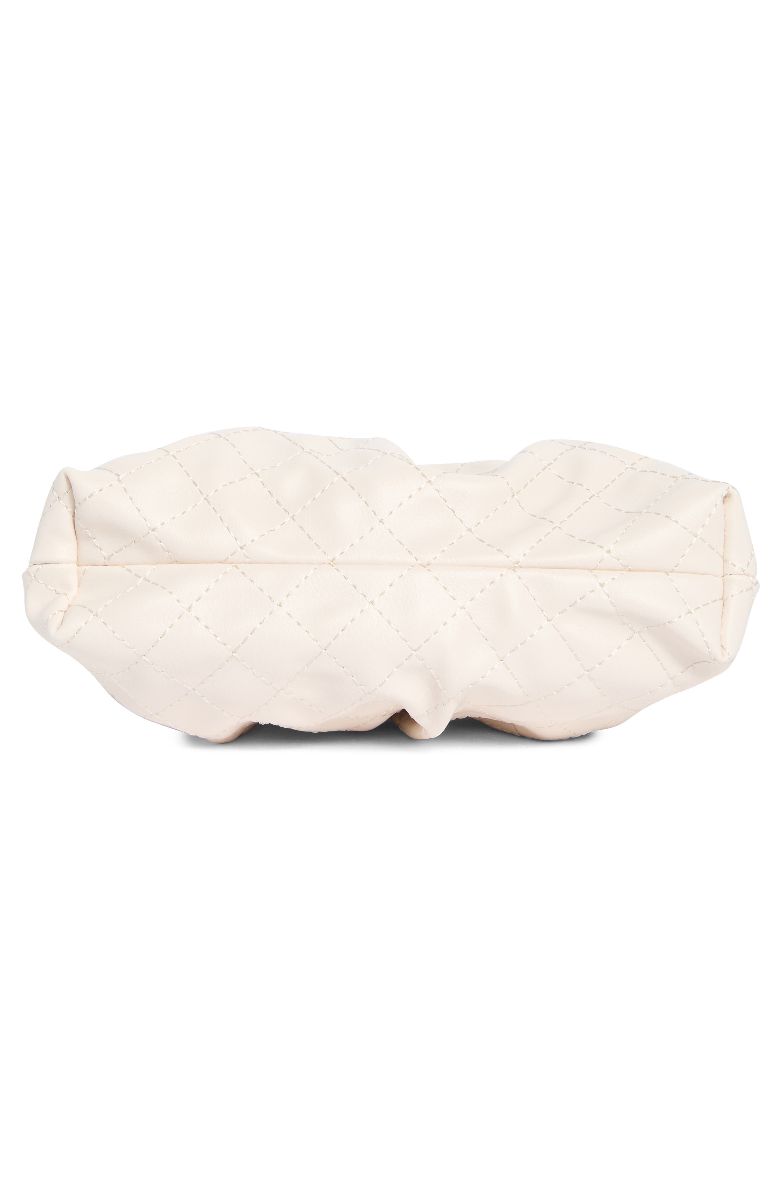 Quilted Crossbody Bag, Alternate, color, CREAM