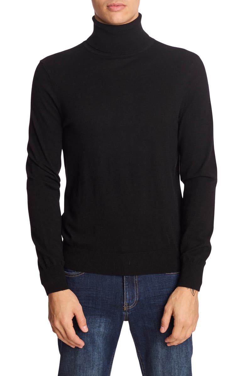 PAISLEY & GRAY Fine Gauge Turtleneck Sweater, Main, color, 