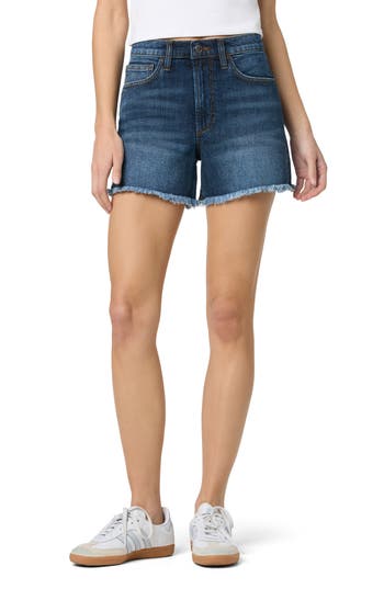 JOE'S JOE'S FRAYED RELAXED DENIM SHORTS 