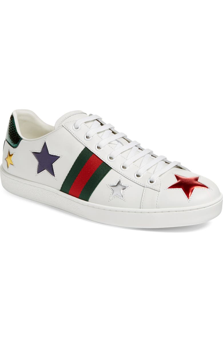 Gucci New Ace Star Sneaker, Main, color,