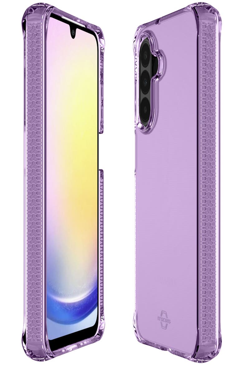 Spectrum_R Clear Case for Samsung Galaxy A26, Alternate, color, Purple