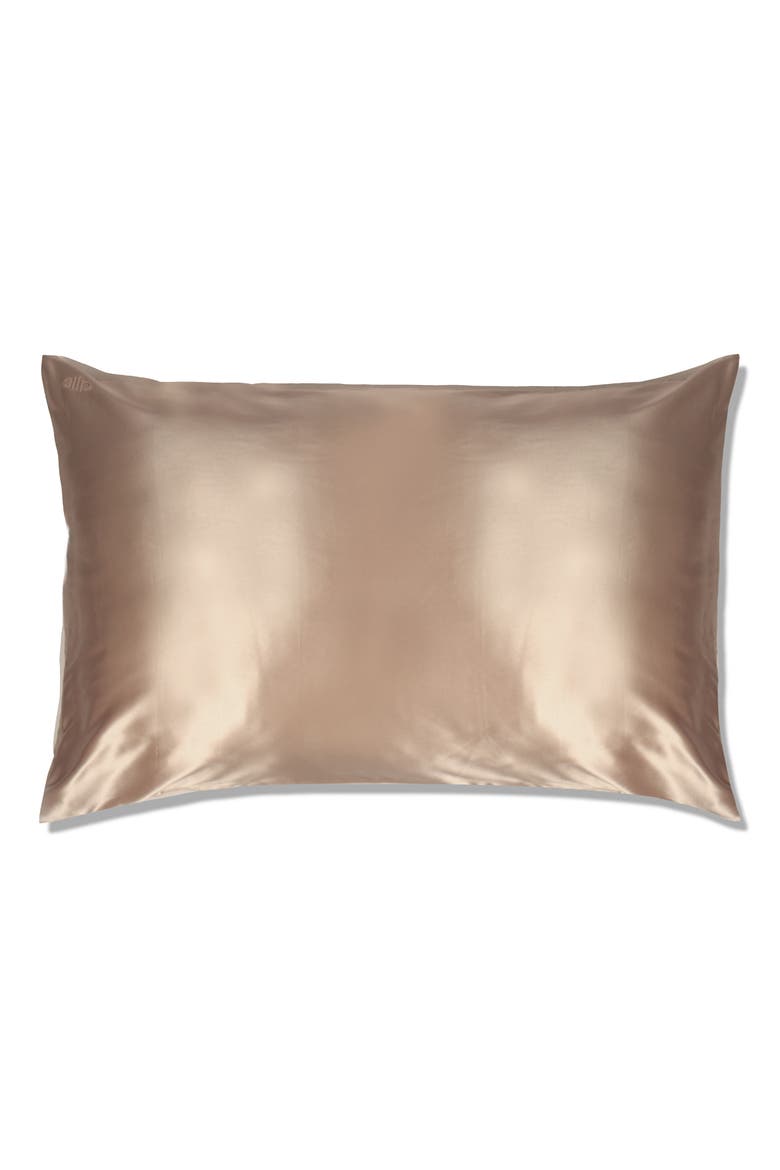 Pure Silk Caramel Queen Pillowcase Duo $178 Value, Alternate, color, NO COLOR