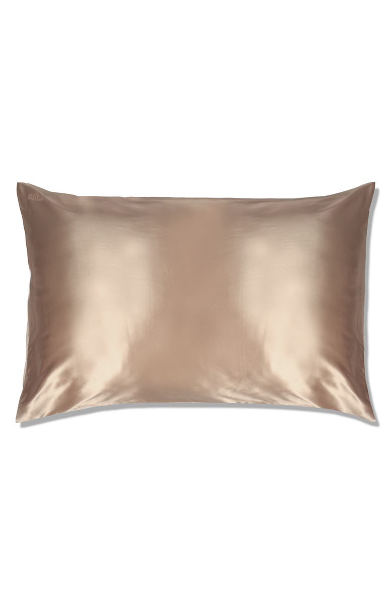 slip Pure Silk Caramel Queen Pillowcase Duo $178 Value, Alternate, color,
