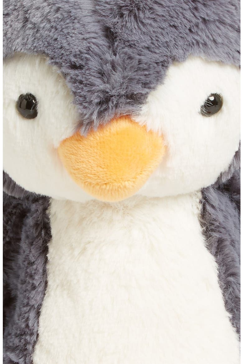 Medium Bashful Penguin Stuffed Animal, Alternate, color, GREY/ WHITE
