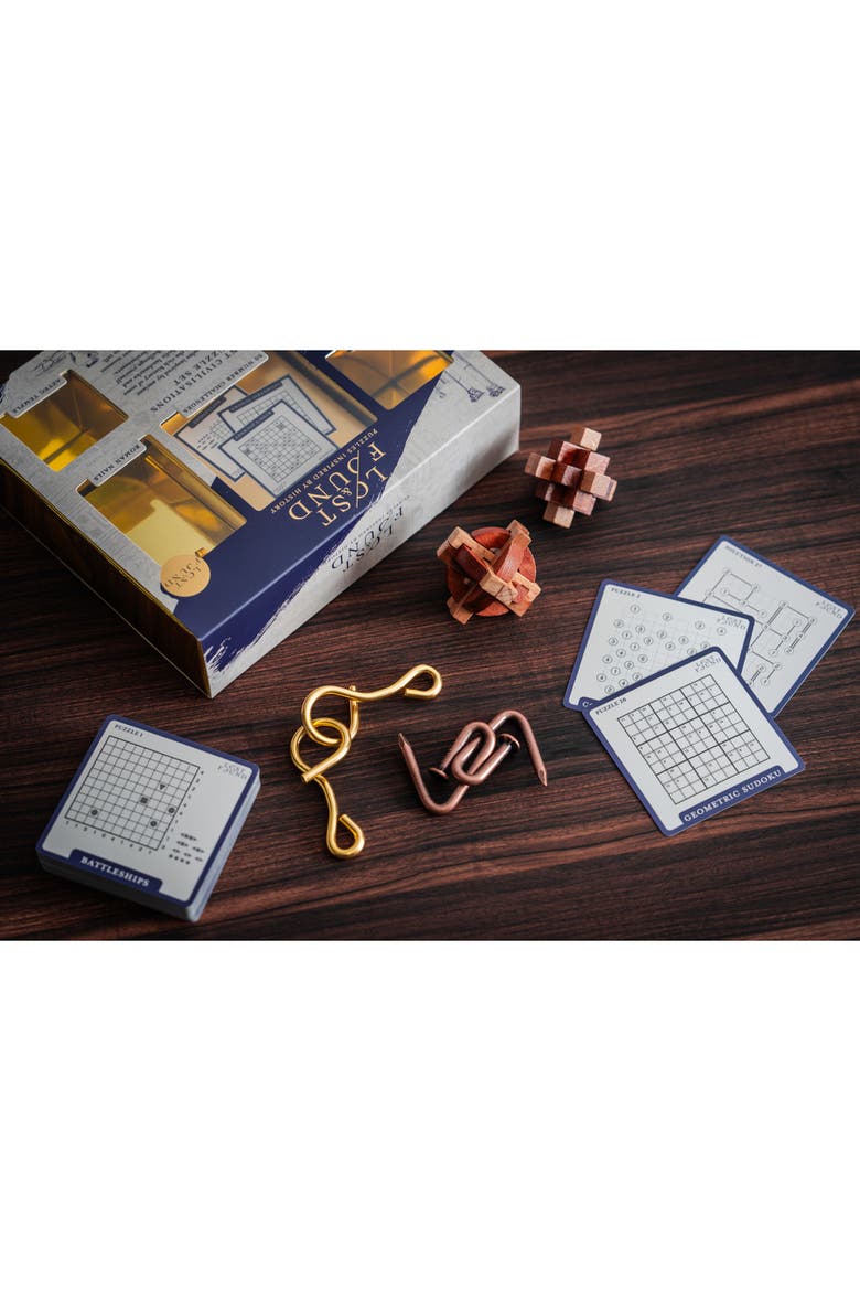 Ancient Civilizations Five, Puzzle Set, 3D Handheld Brainteaser, Alternate, color, Multicolored