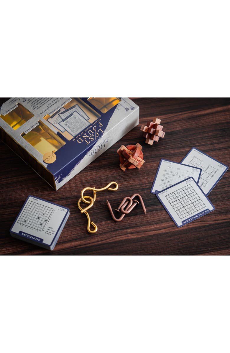 Professor Puzzle Ancient Civilizations Five, Puzzle Set, 3D Handheld Brainteaser, Alternate, color, Multicolored