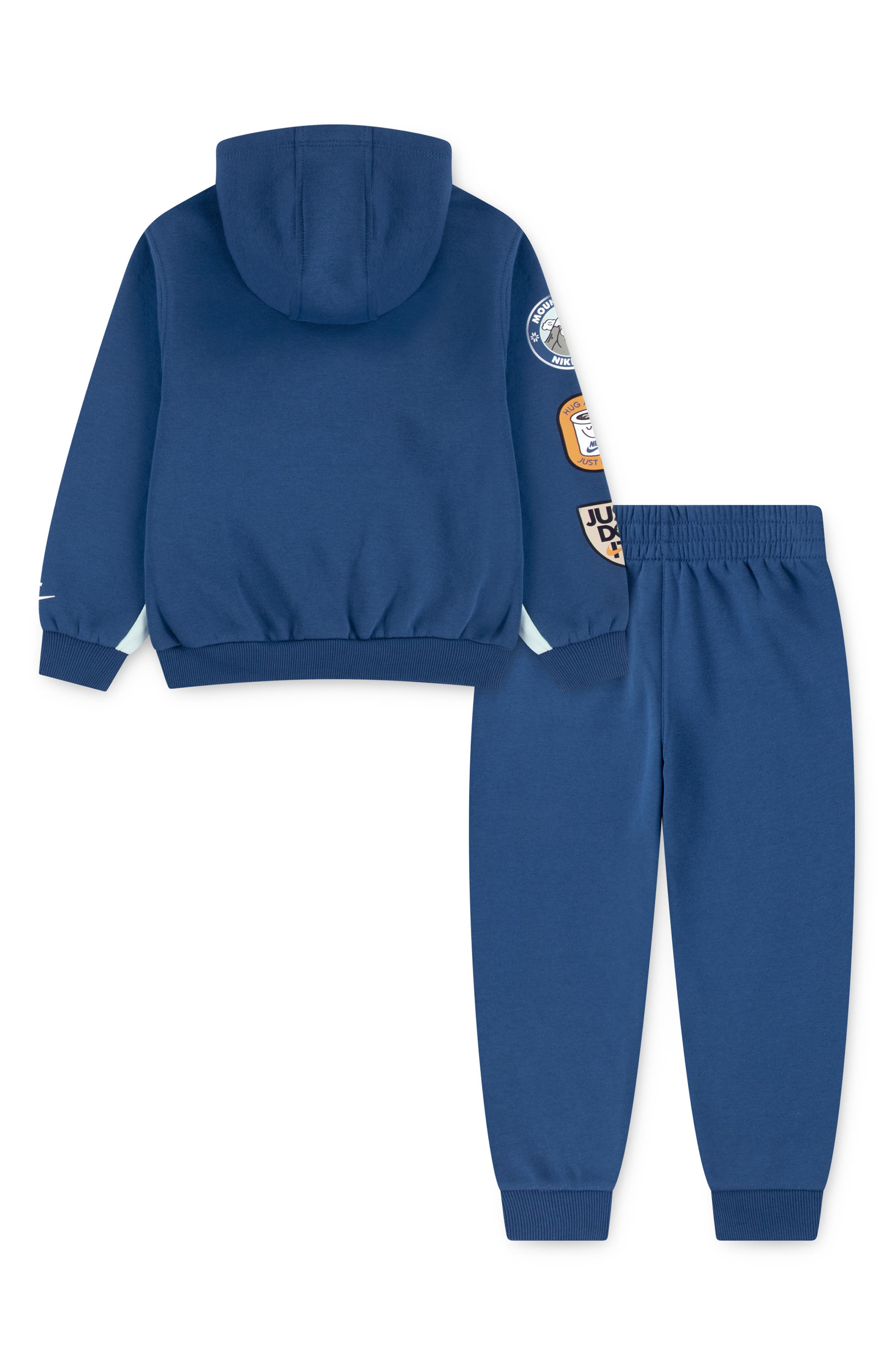 nike blue hoodie and joggers