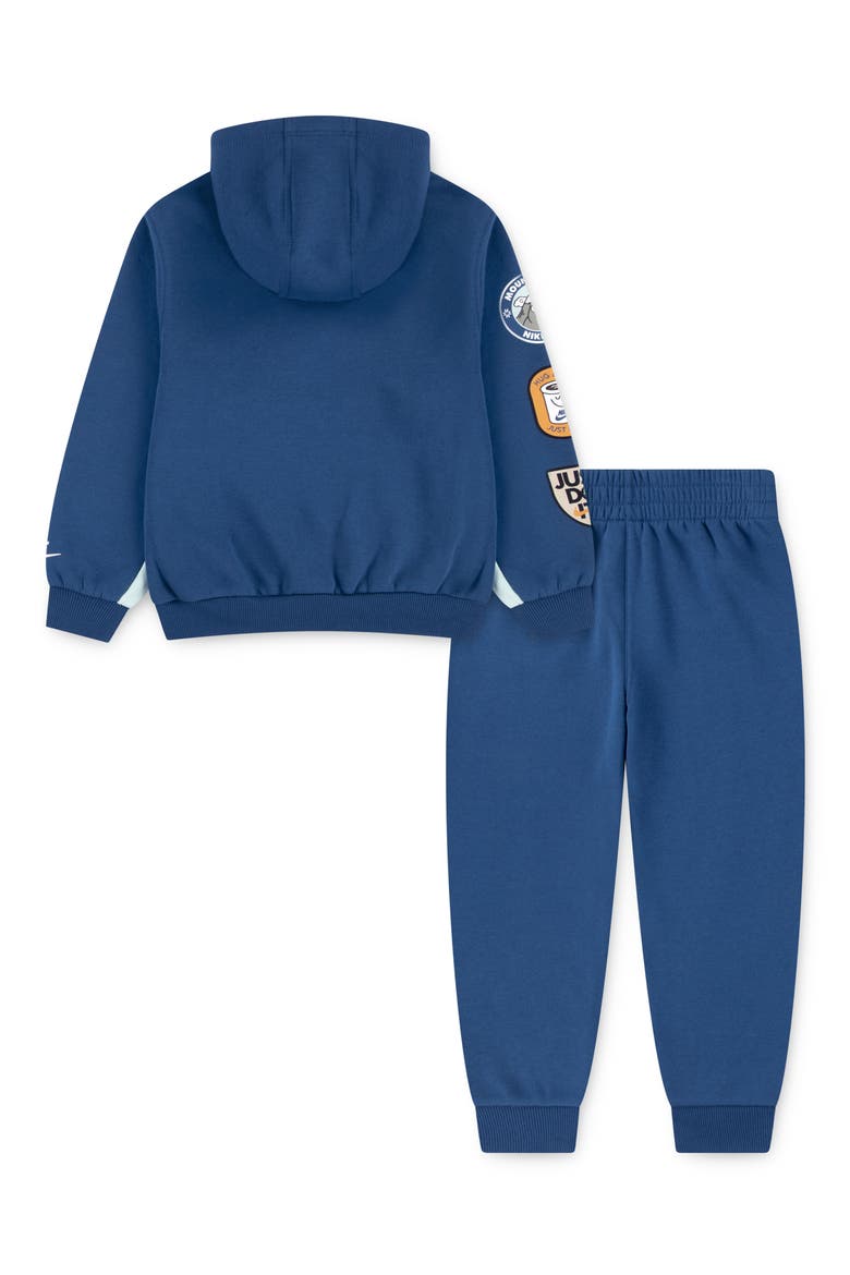 Kids' Fleece Hoodie & Joggers Set, Alternate, color, U48BLUE FO