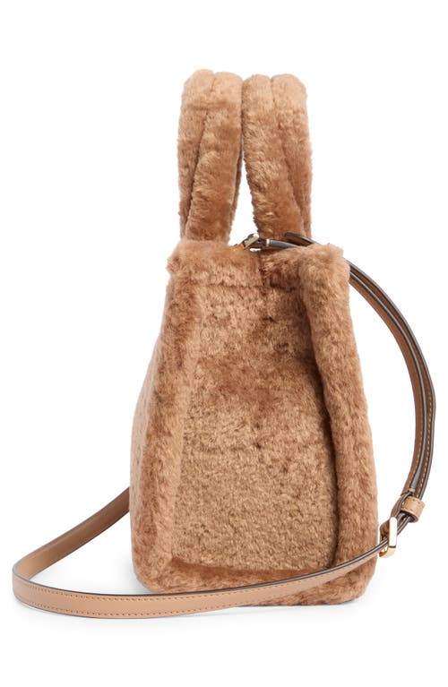 Kate Spade New York Ellie Faux Fur Small Tote Bag In Brown
