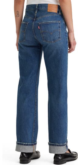 Levi's® 501® '90s Cuffed Relaxed Straight Leg Selvedge Jeans
