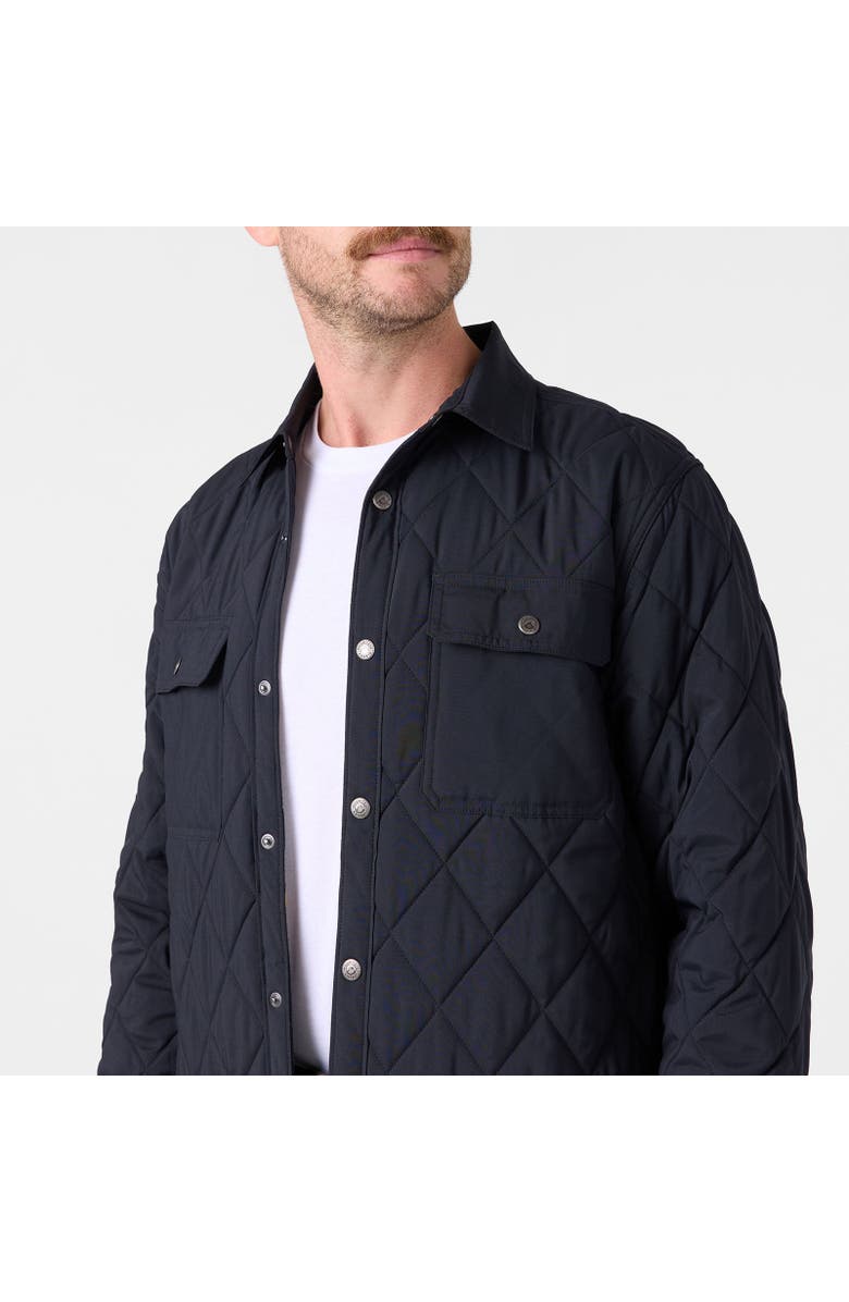 Mountain Khakis Belton Quilted Shirtjac, Alternate, color, Black