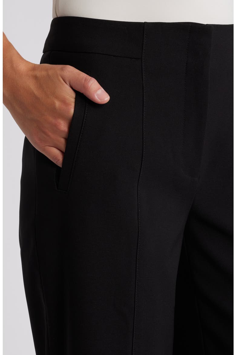 High Waist Straight Leg Pants, Alternate, color, ANNE BLACK