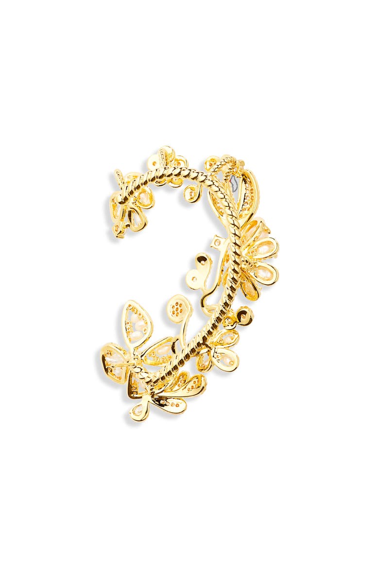 Bloom Freshwater Pearl Ear Climber, Alternate, color, GOLD/ PEARL
