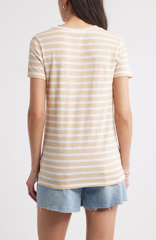 Caslonr Caslon(r) Cotton & Modal V-neck T-shirt