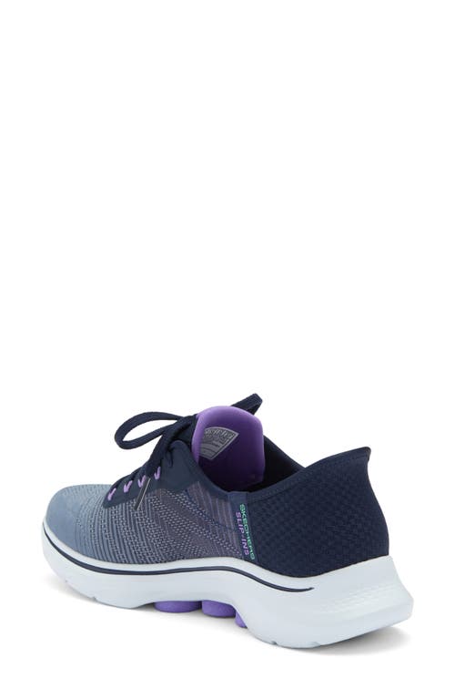 Skechers Go Walk 7 Slip-on Sneaker In Navy/multi