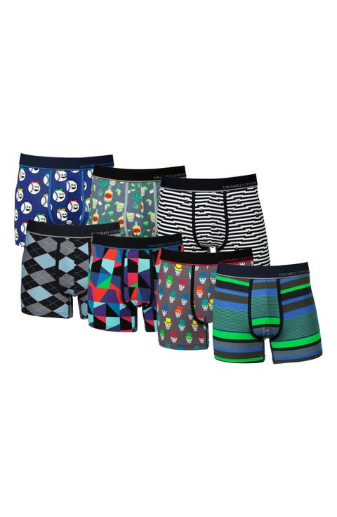 7-Pack Assorted Stretch Cotton Trunks
