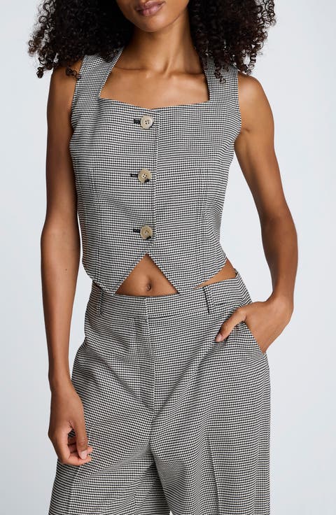 Herringbone Fitted Vest