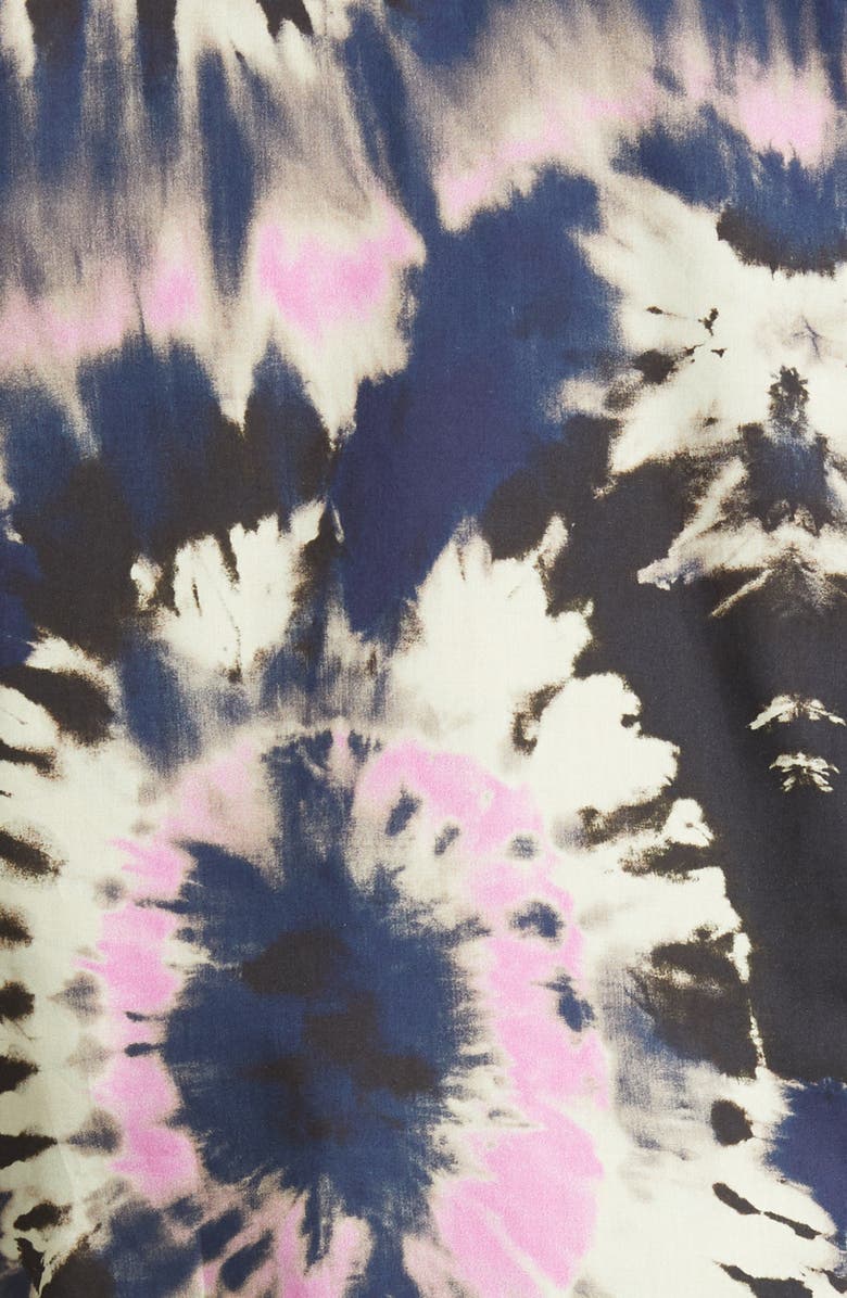 Dries Van Noten Tie Dye Print Button-Up Shirt, Alternate, color, 