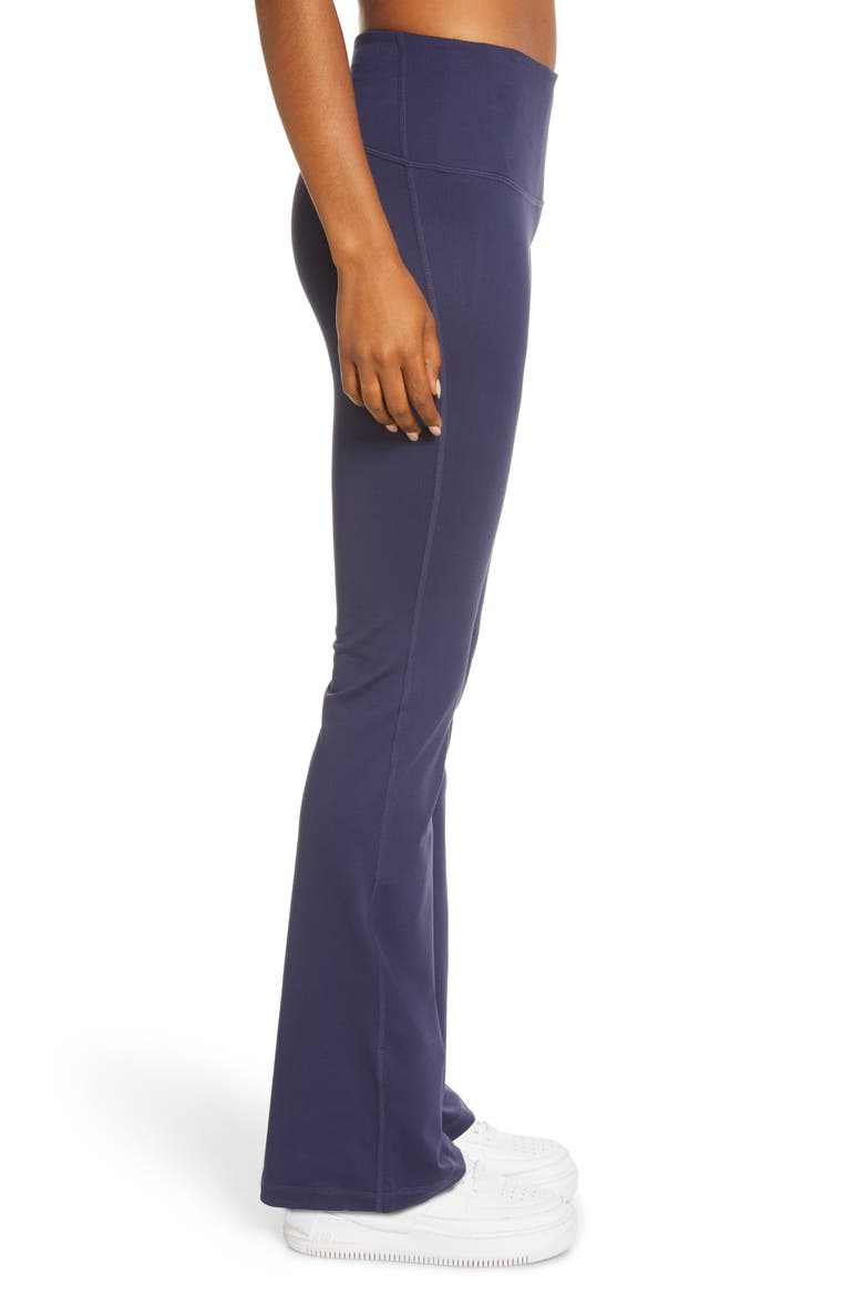 Barely Flare Live in High Waist Pants, Alternate, color, NAVY PEACOAT