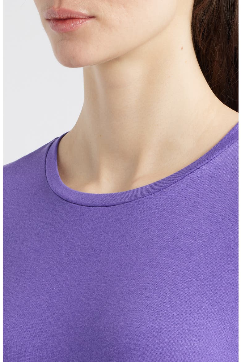 Crewneck Terry Tunic, Alternate, color, ULTRAVIOLET