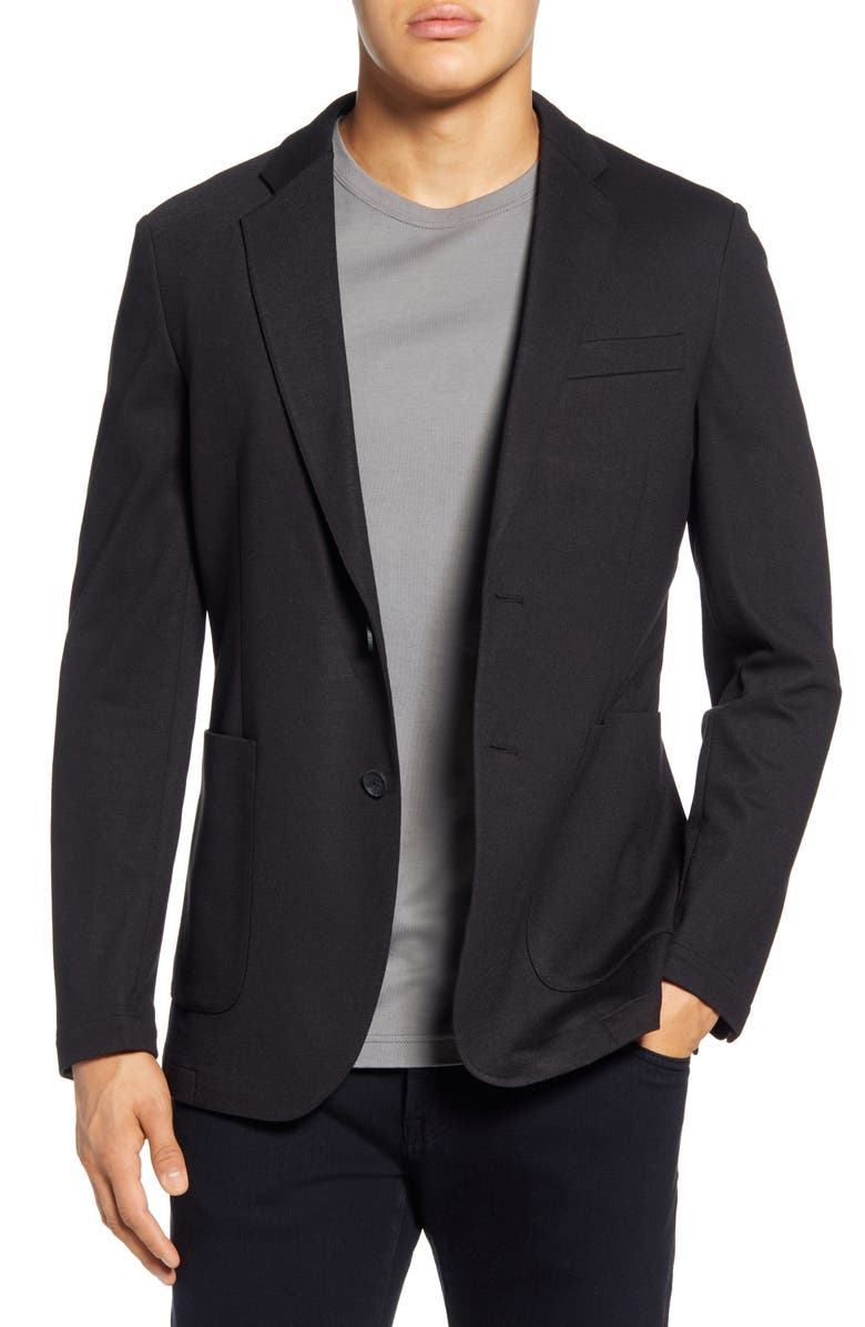 NORDSTROM MEN'S SHOP Trim Fit Comfort Blazer, Main, color, 