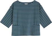 Seasalt Cornwall Buryan Stripe Organic Cotton T-Shirt