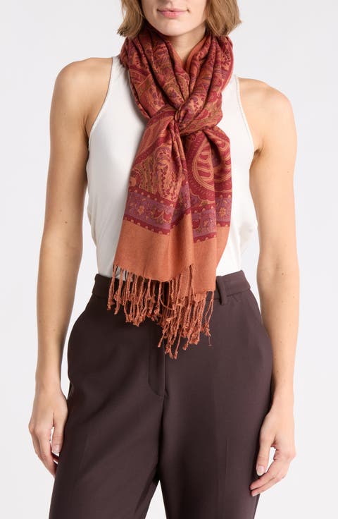Paisley Print Scarf