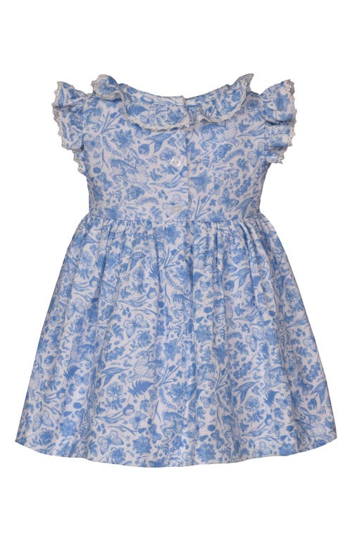 Iris & Ivy Toile Ruffle Cotton Party Dress With Bloomers