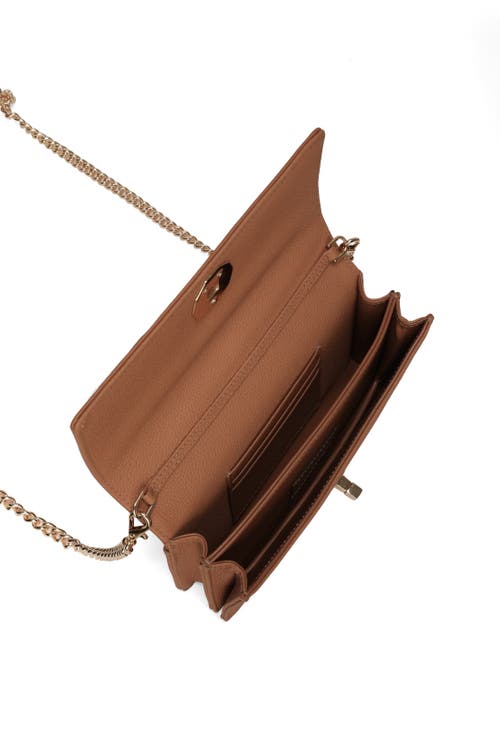 Gorski Top Handle Purse With Crossbody Chain In Black