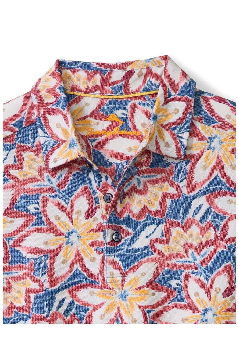 Flora Fusion IslandZone® Cotton Blend Piqué Polo, Alternate, color, DUTCH BLUE
