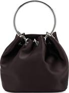 MANGO Satin Top Handle Bag
