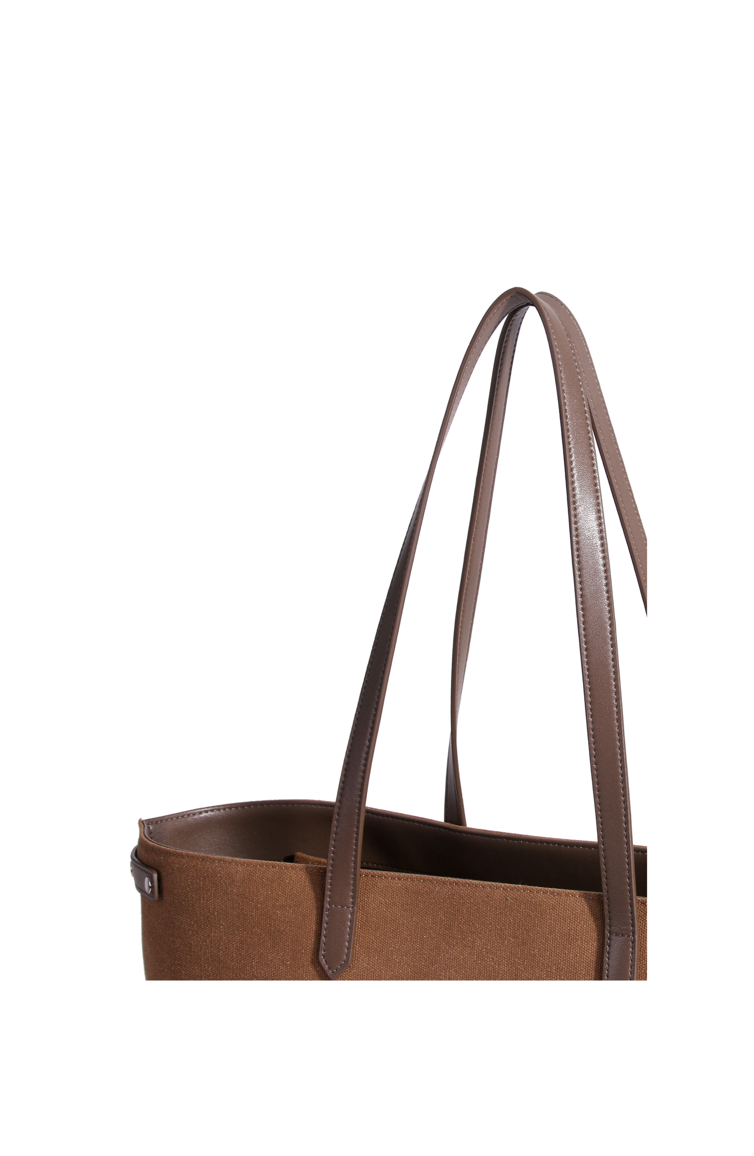 JURGI Tennis Racket Canvas and Leather Tote, Alternate, color, Camel