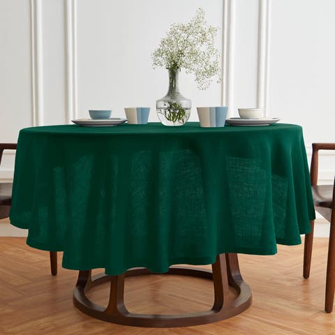 Linen Round Tablecloth - Sonoma