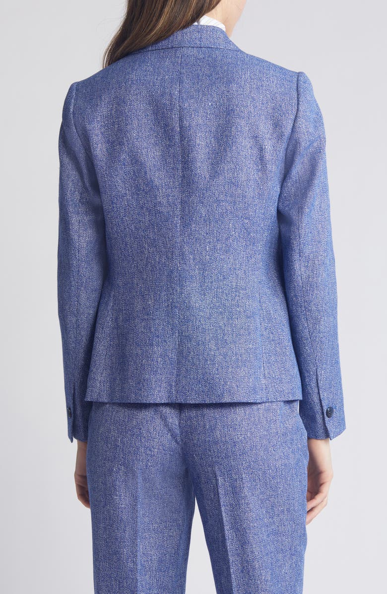 Anne Klein Crossdye Cotton & Linen Jacket, Alternate, color, 