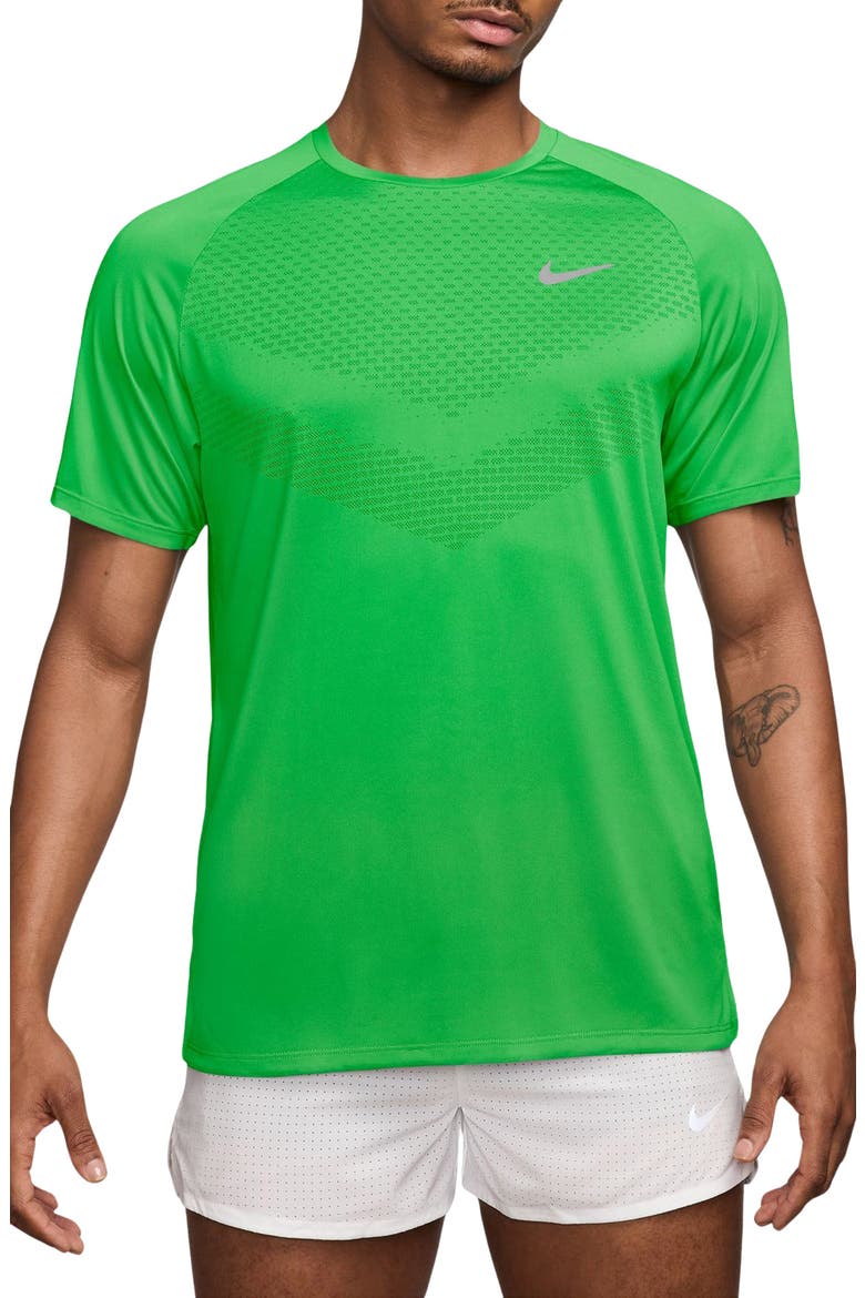 Stride Dri-FIT ADV Running T-Shirt, Main, color, 329 G SPRK/REFSIL