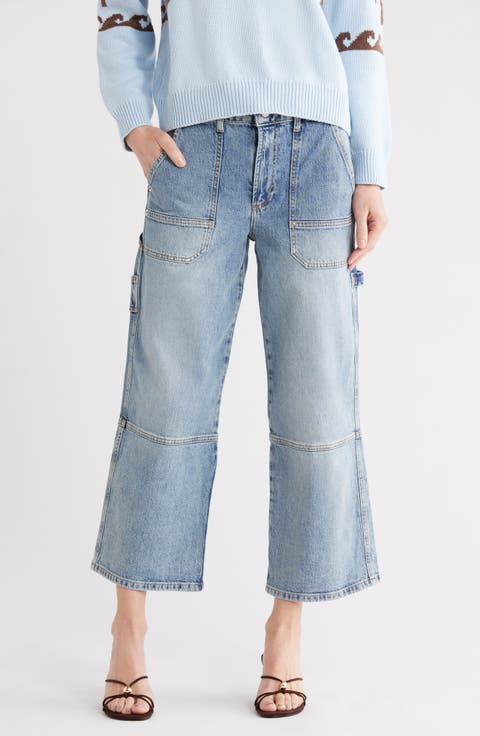 Silverado Crop Straight Leg Jeans (Blueprint)