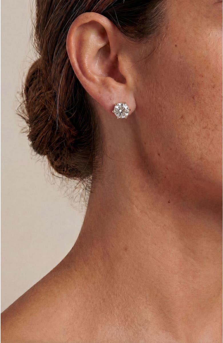 Stella & Dot Sparkle Stud Earrings, Alternate, color, Silver
