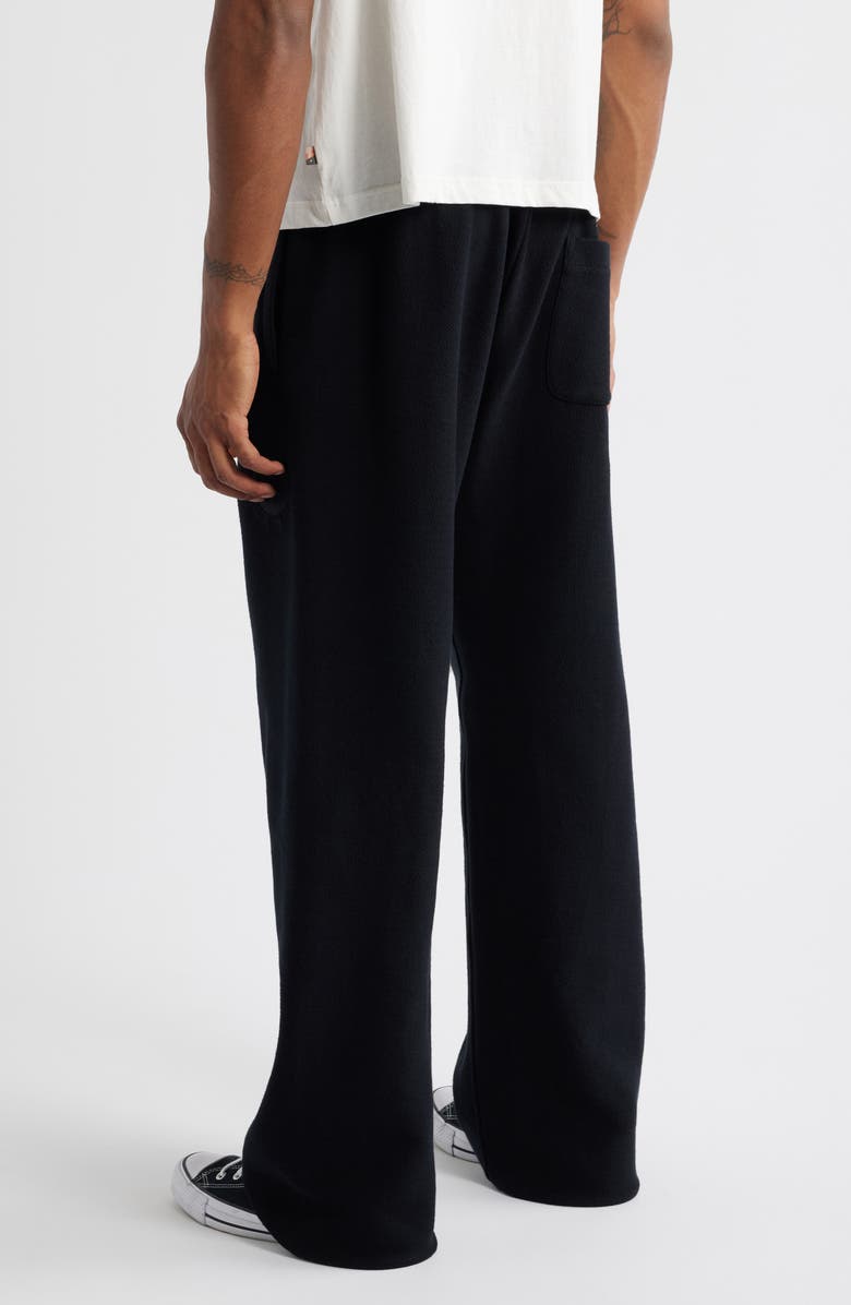HONOR THE GIFT Race Herringbone Wide Leg Sweatpants, Alternate, color, 