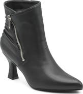 Adrienne Vittadini Scholar Faux Leather Bootie