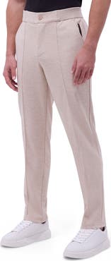 Bugatchi Soft Touch Knit Pintuck Pants